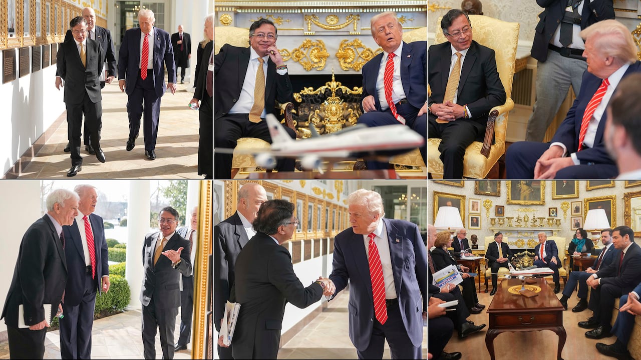 Visita Gustavo Petro a Donald Trump, 3 febrero.