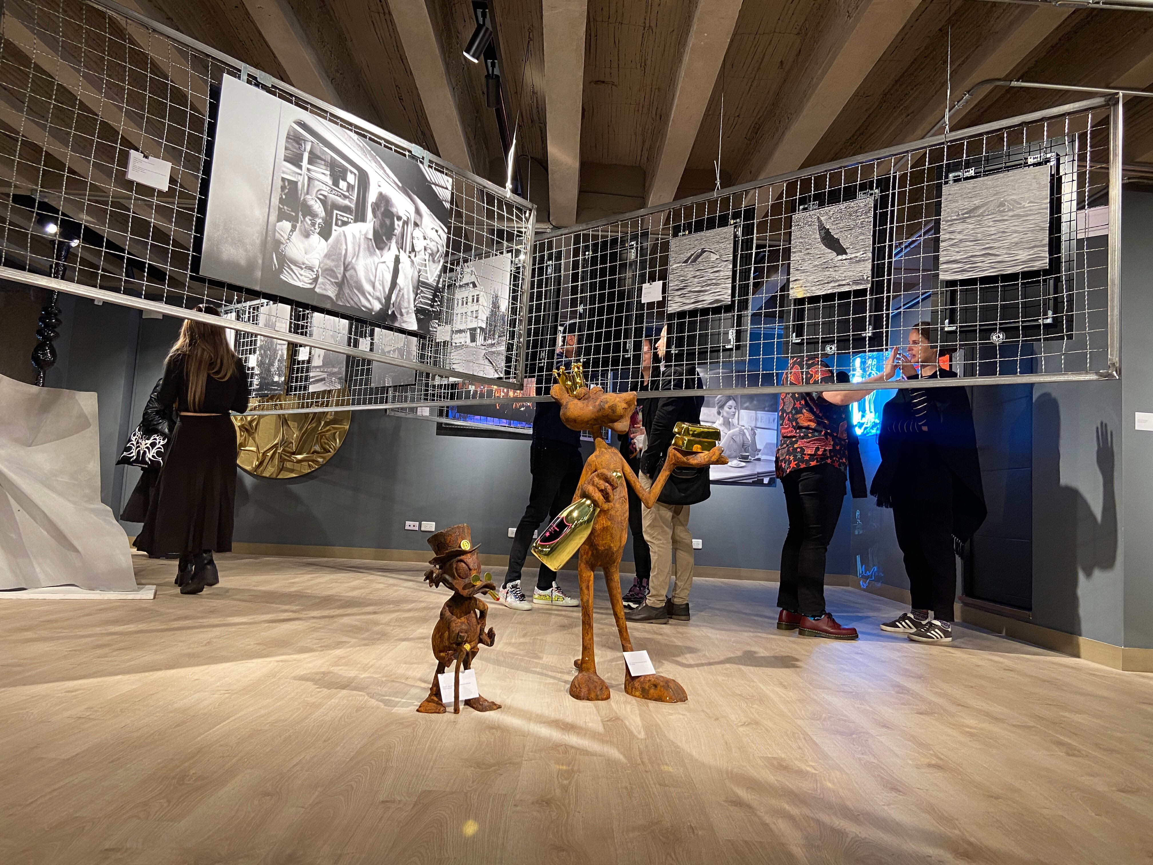 Los artistas SM y Jorge Magyaroff crearon la Obra Chicha. Go•Ho es un espacio pensando para resaltar nuevos talentos.