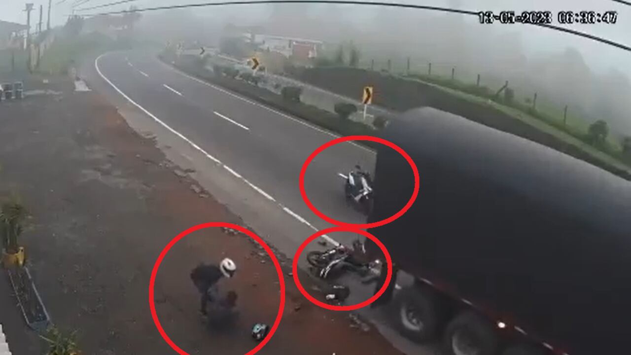 Las mujeres lograron salir ilesas de las situación
