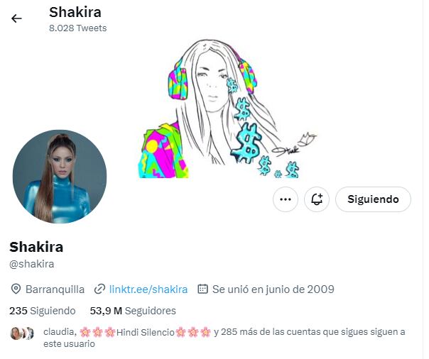 Twitter Shakira.