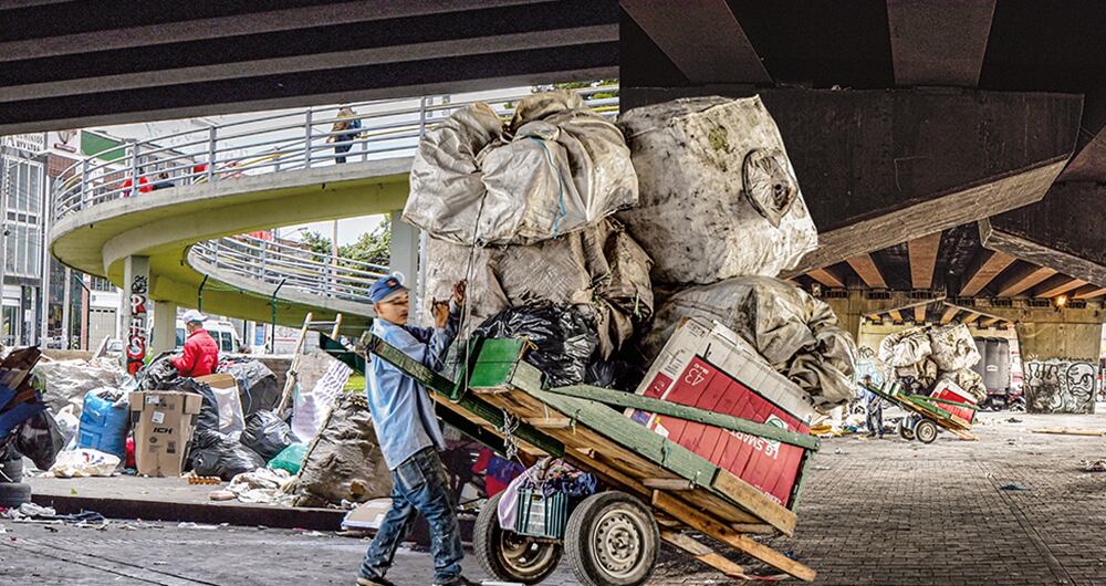   Antes de la pandemia, la Alcaldía tenía identificados a los recicladores, conocía sus rutas y había cierto orden. Ahora, hay más personas dedicadas al reciclaje porque no tienen ninguna otra opción.