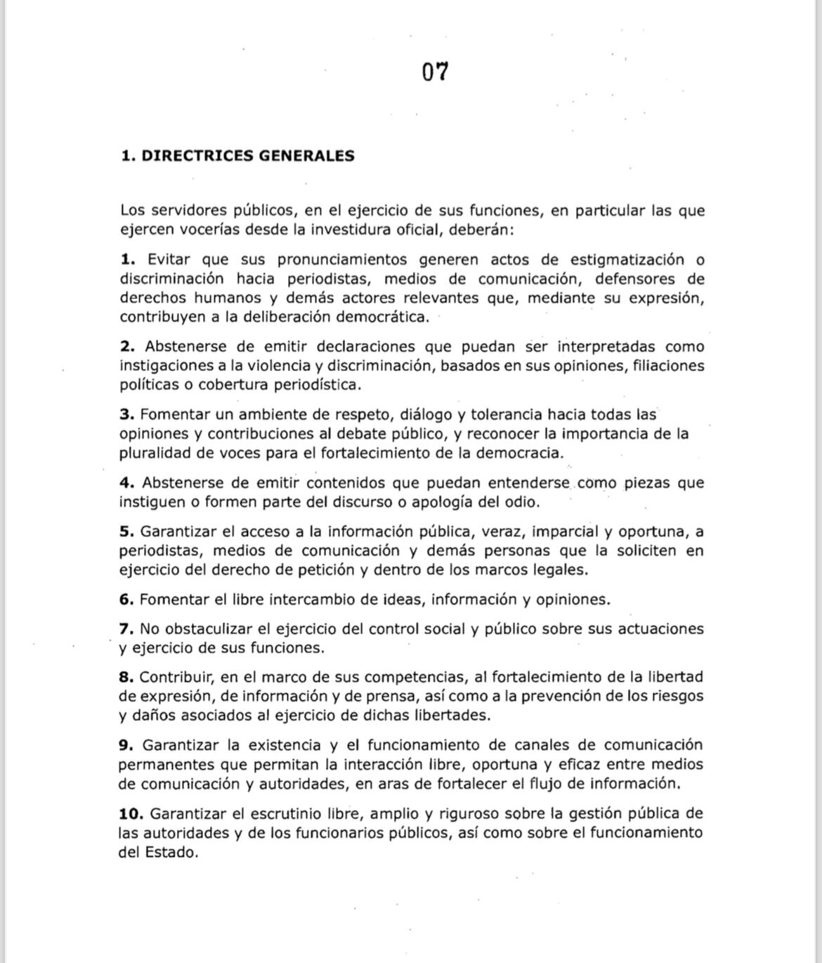 Directiva Presidencial