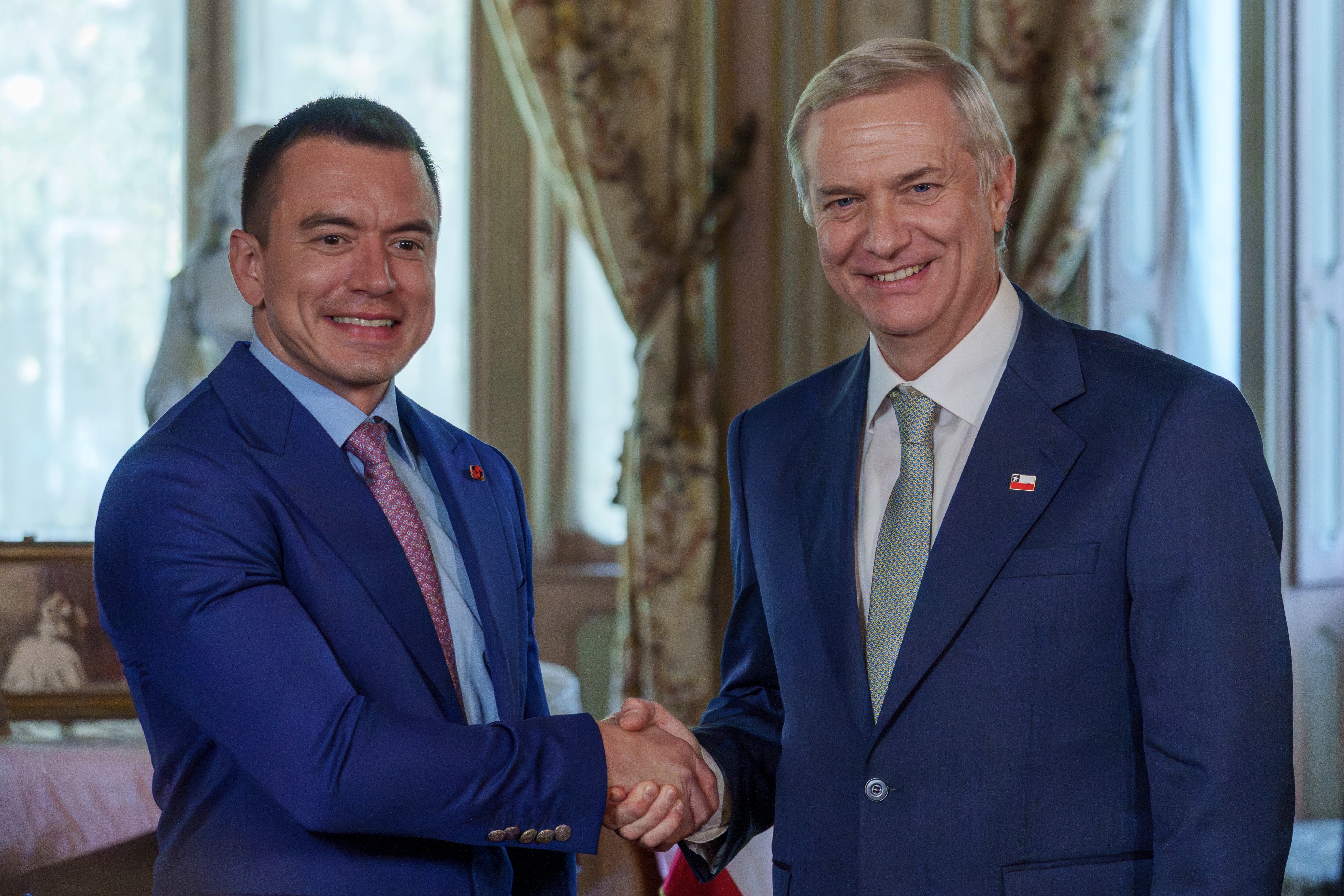 José Antonio Kast y Daniel Noboa.