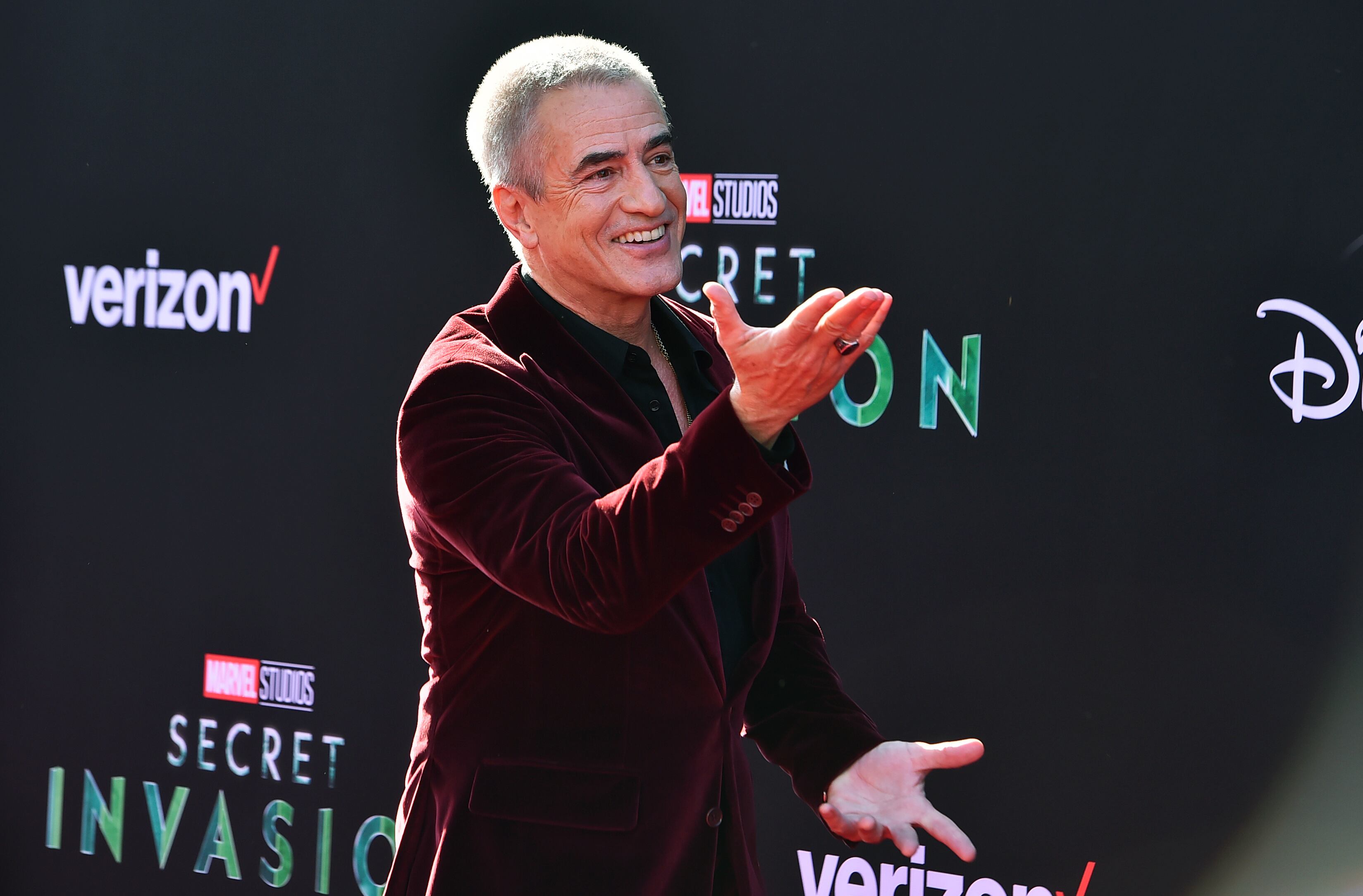 Dermot Mulroney arrives at the premiere of "Secret Invasion,"