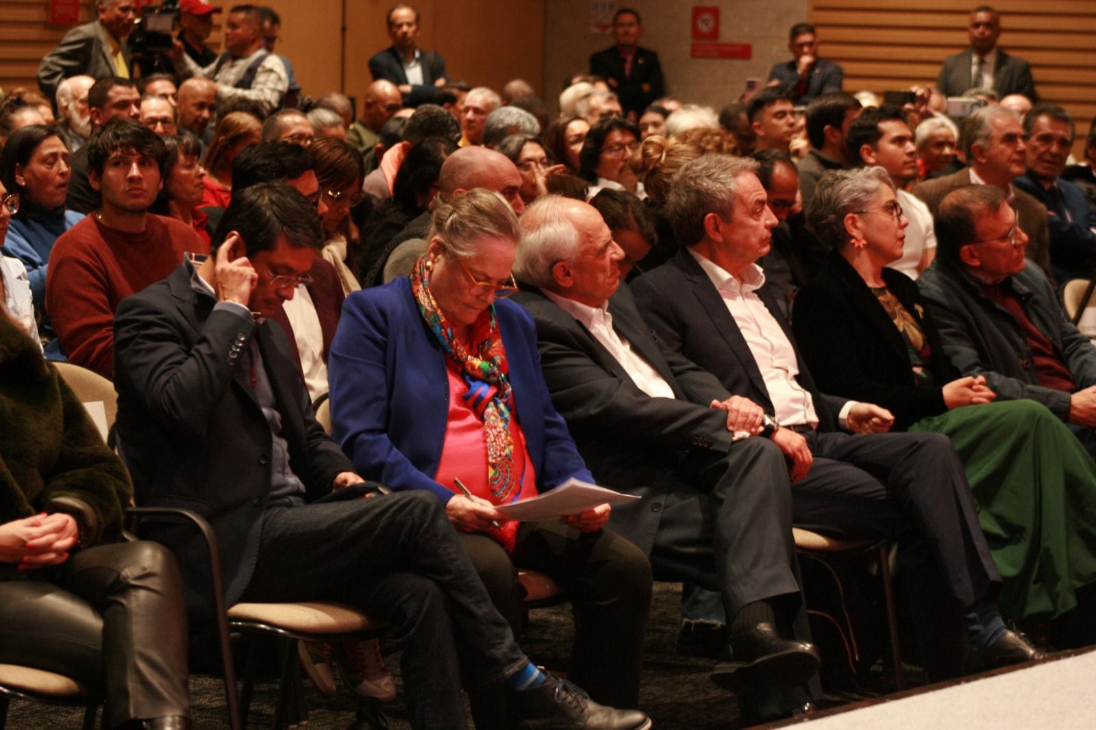 Camilo Romero, Clara López, Ernesto Samper, José Luis Rodríguez y María José Pizarro.