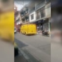 Este es el carro de valores que supuestamente presuntos delincuentes pretendían hurtar.