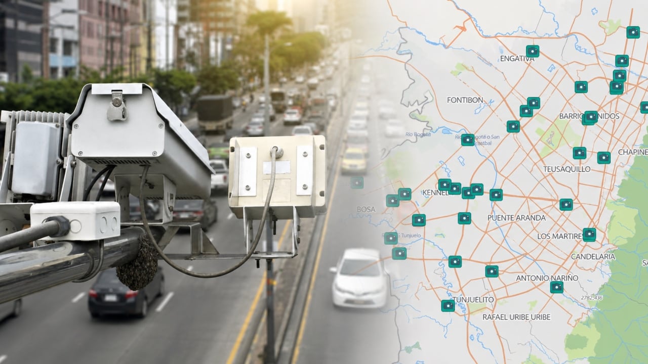 La Secretaría de Movilidad de Bogotá tiene a disposición de la ciudadanía una página web para que los conductores identifiquen todos los puntos donde hay una cámara de fotodetección en la ciudad.