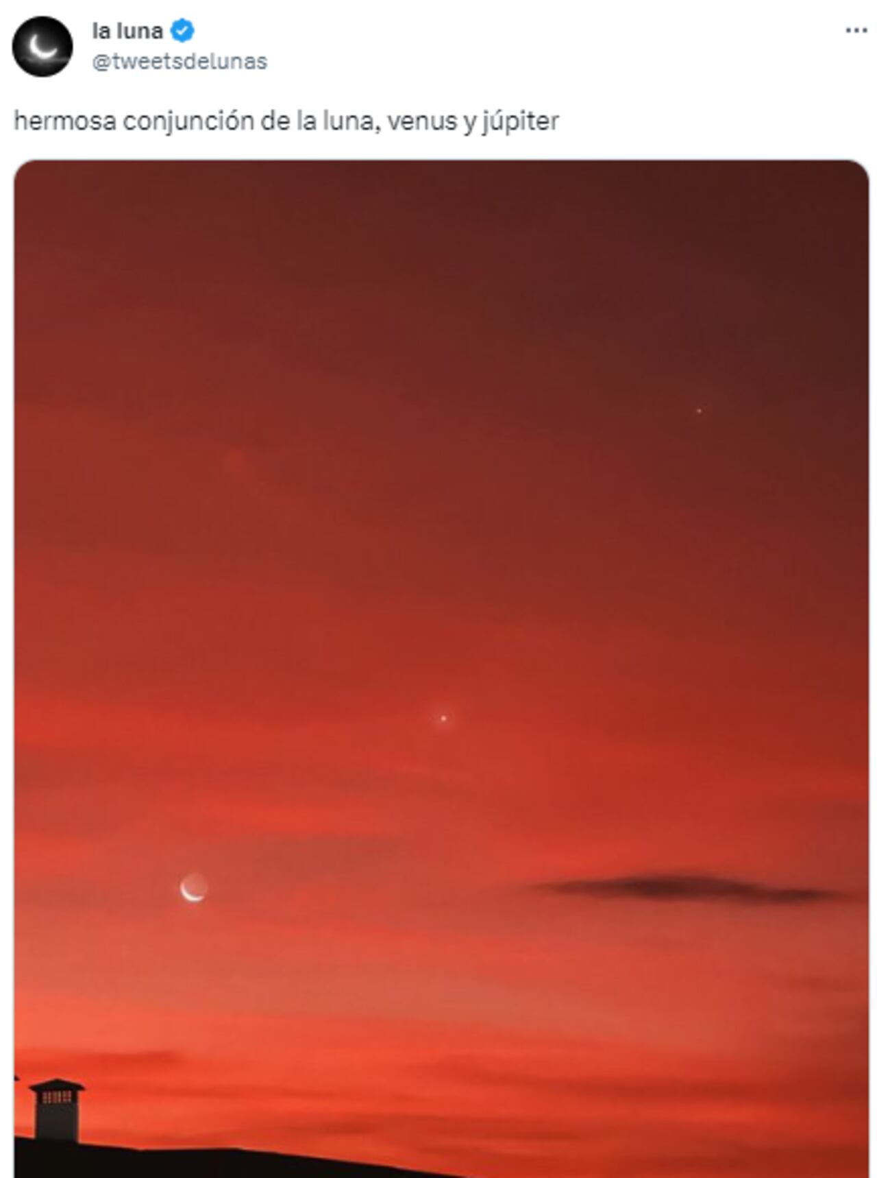 Conjunción de la Luna y Júpiter.