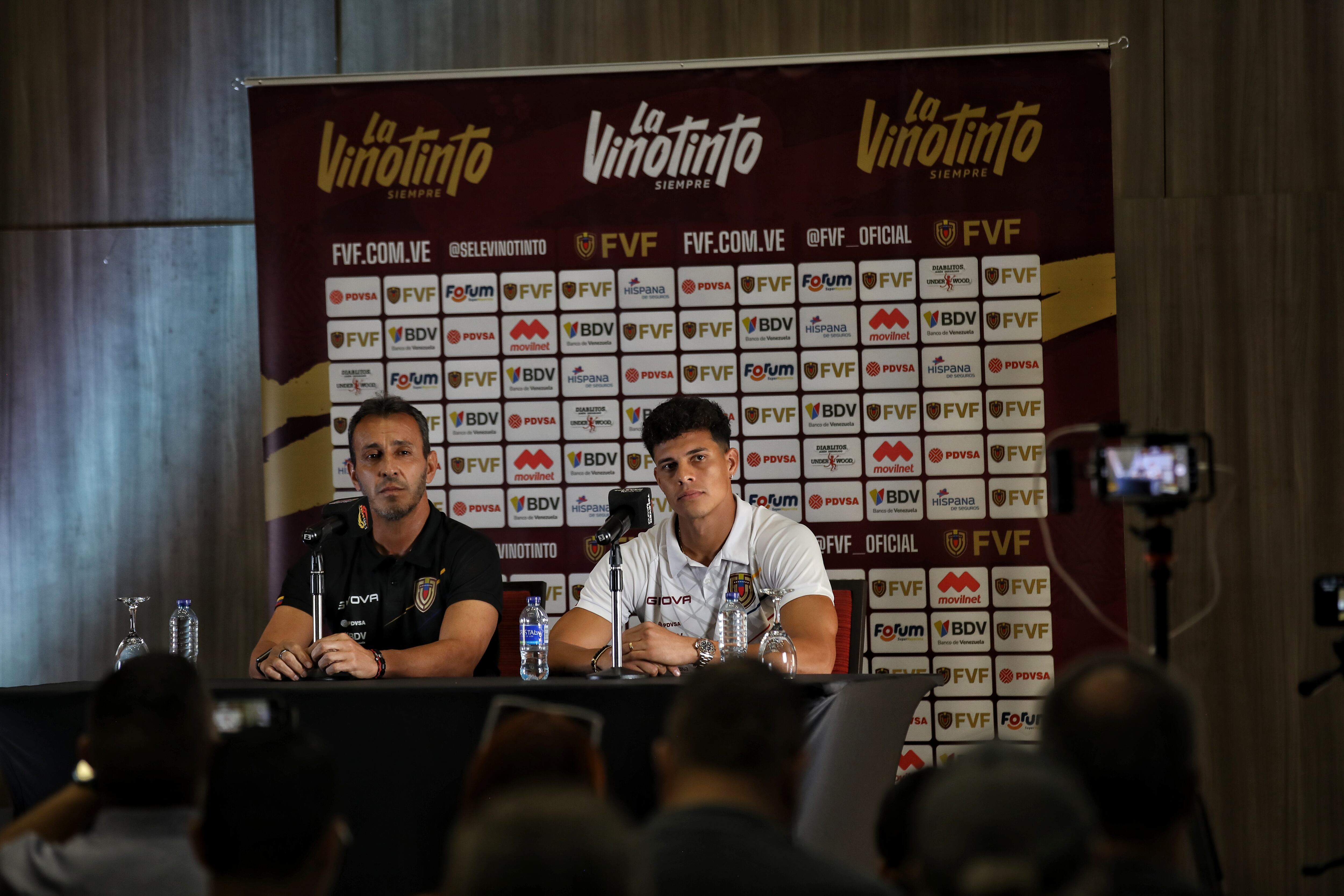Rueda de prensa selección Venezuela