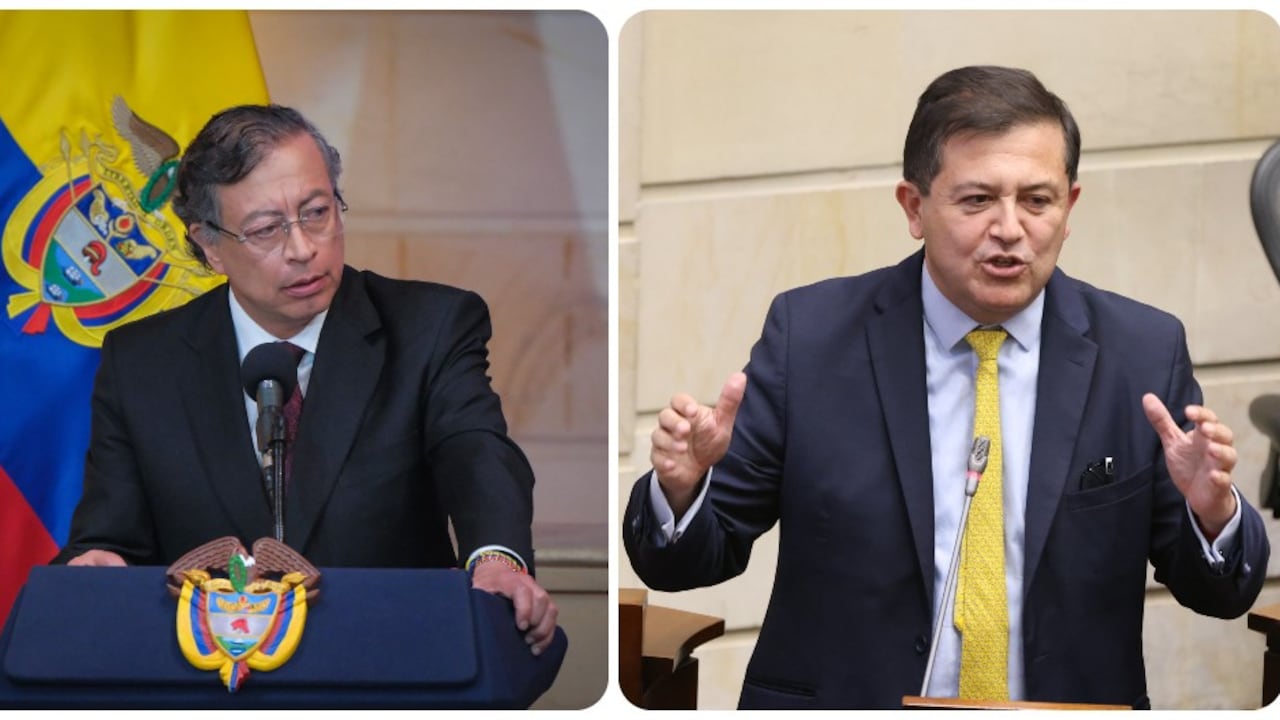 Gustavo Petro y Andrés Castro.