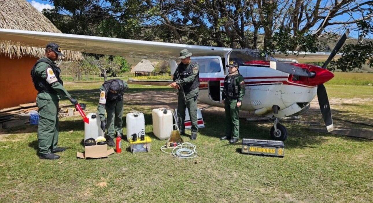 Avioneta interceptada por autoridades venezolanas