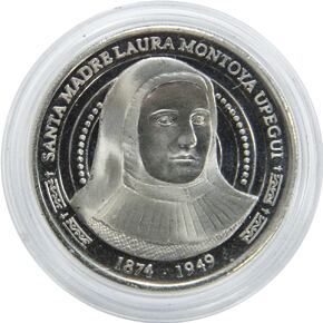 Moneda conmemorativa de la Santa Madre Laura Montoya Upegui