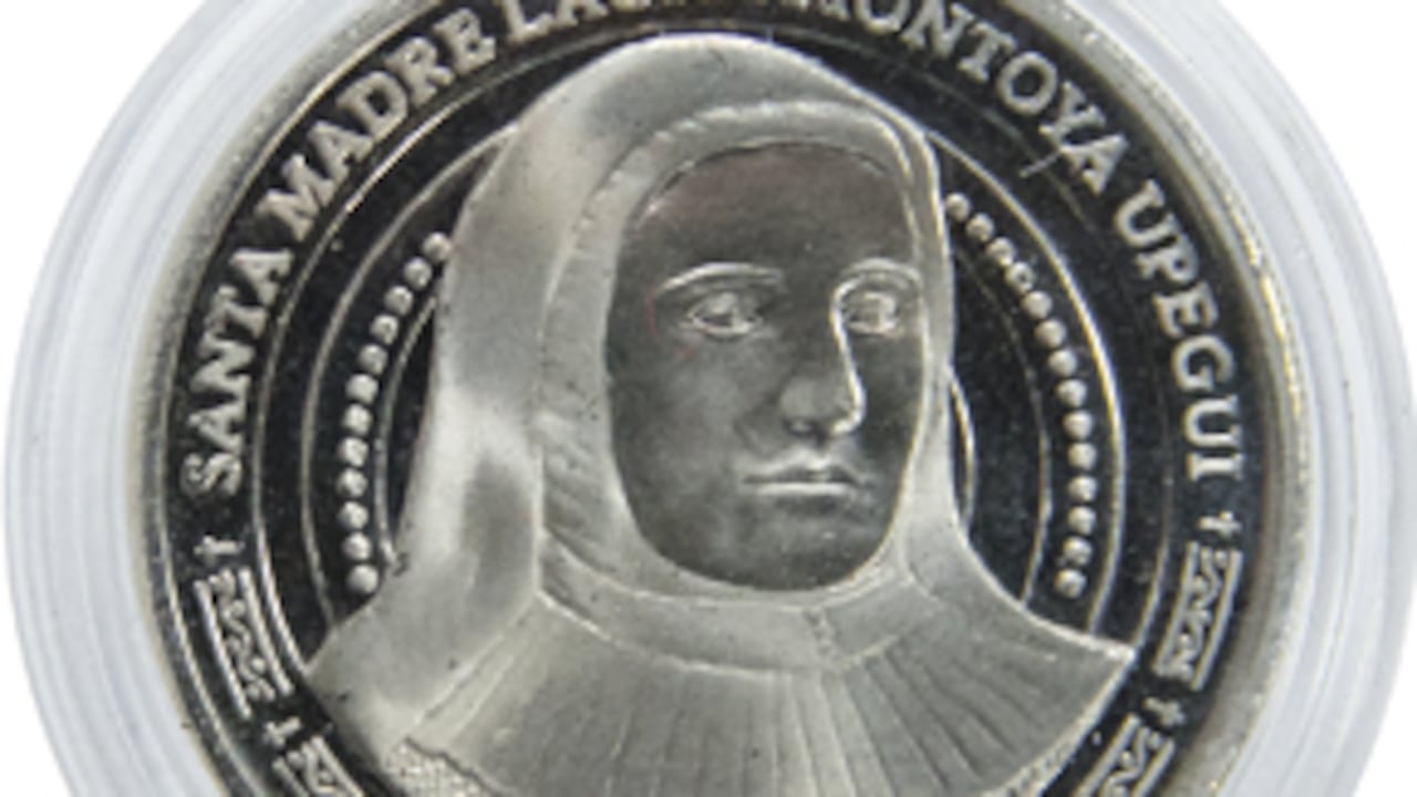 Moneda conmemorativa de la Santa Madre Laura Montoya Upegui