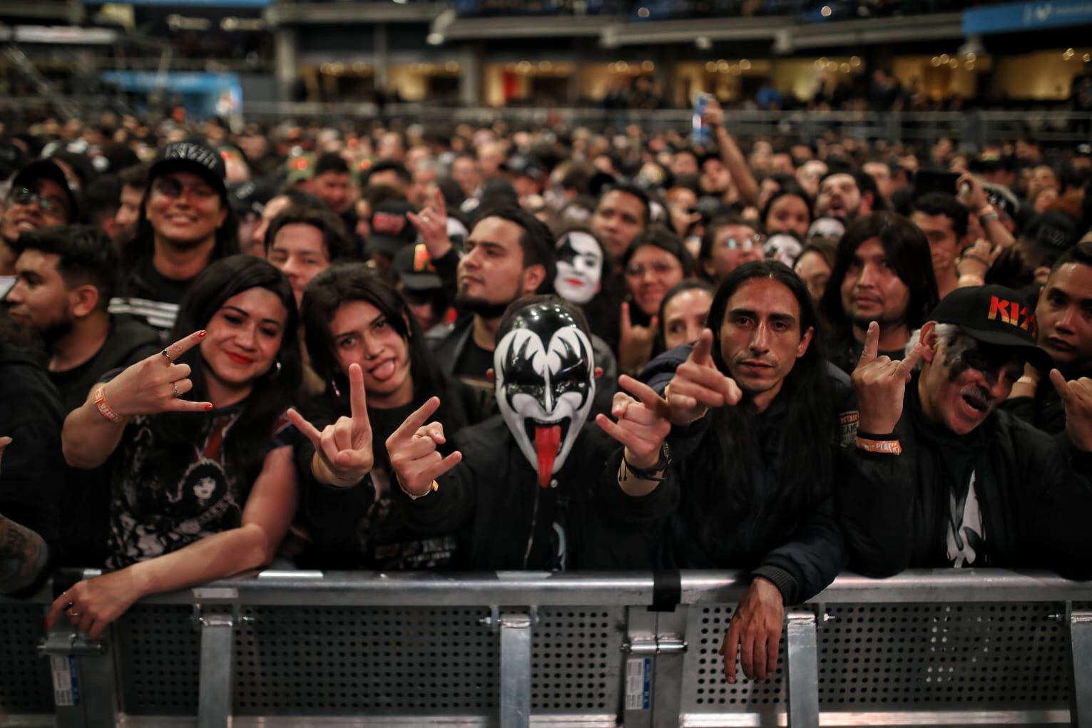 Concierto de la Banda KISS en Bogotá Movistar Arena