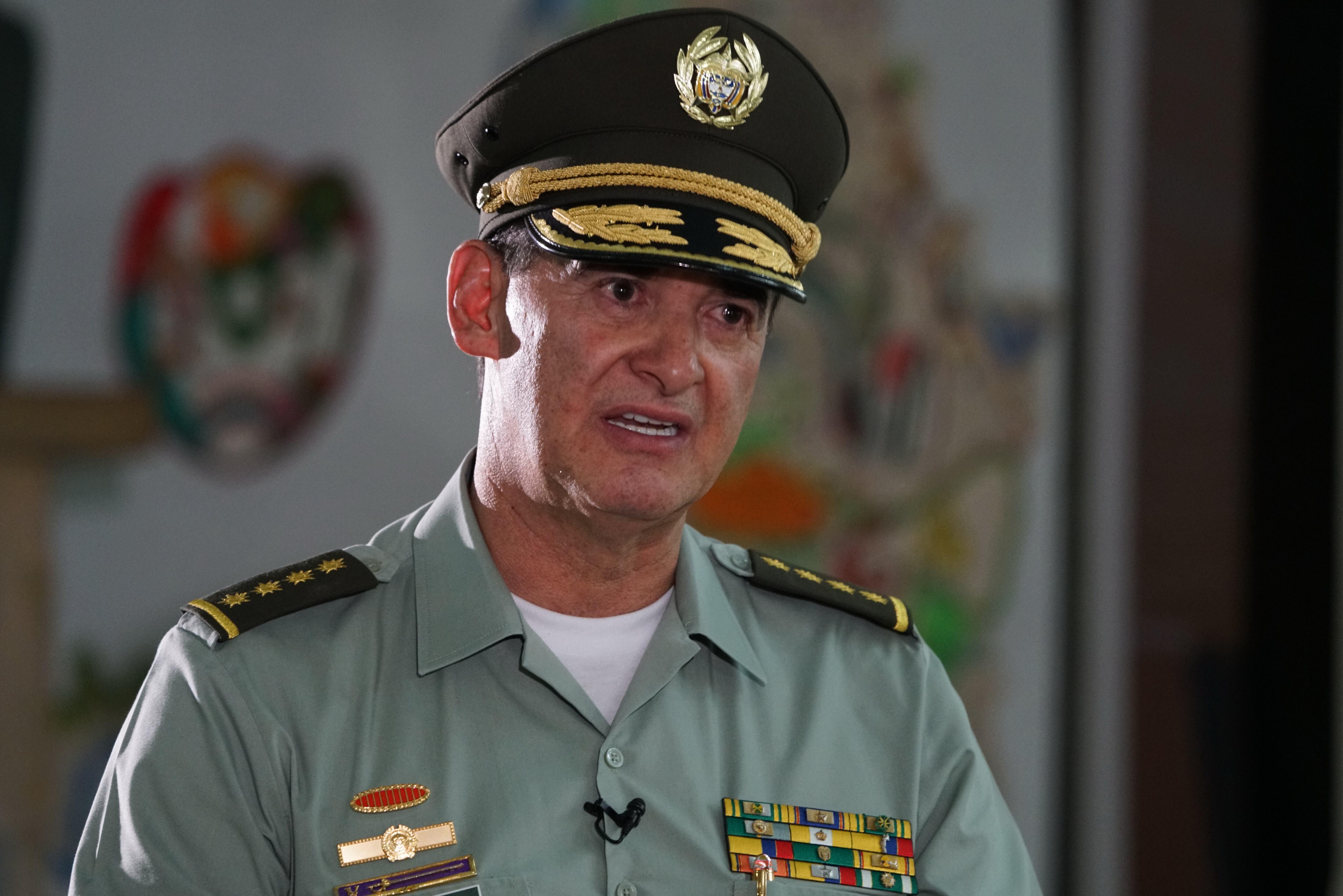 General William René Salamanca. Director General de la Policía Nacional.