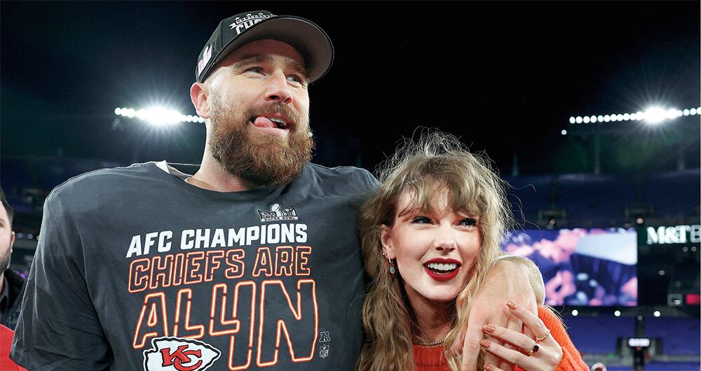 Travis Kelce, novio de la estrella Taylor Swift.