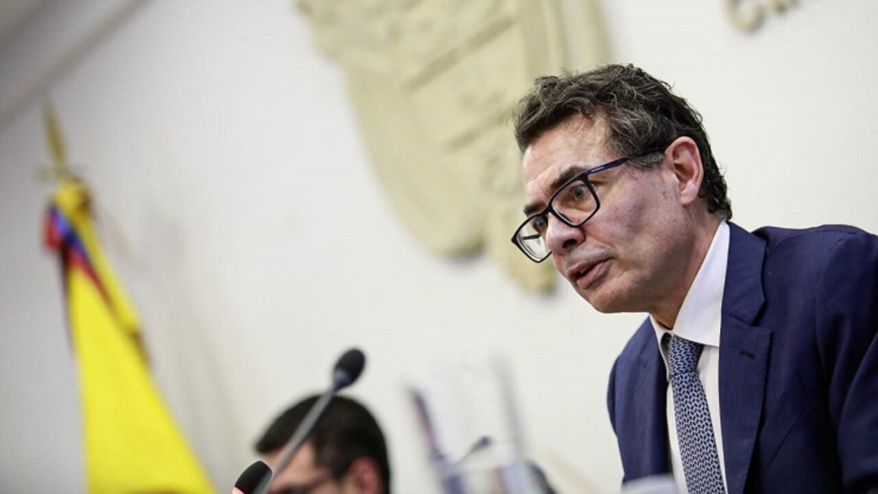 Ministro de Educación, Alejandro Gaviria, en la Comisión Primera de la Cámara de Representantes.