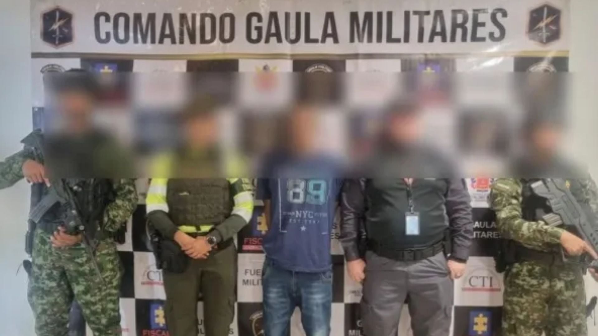 Captura realizada por Gaula MIlitar