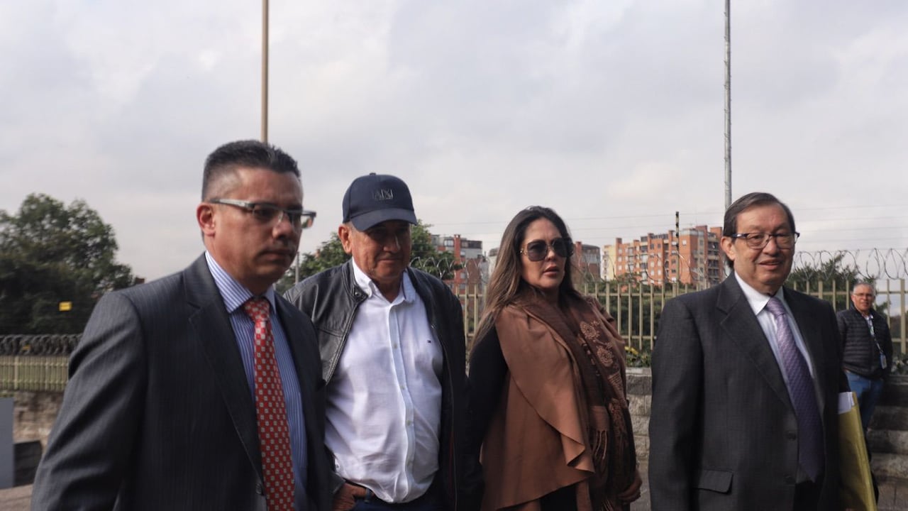 Lucho Herrera en el búnker de la Fiscalía General.