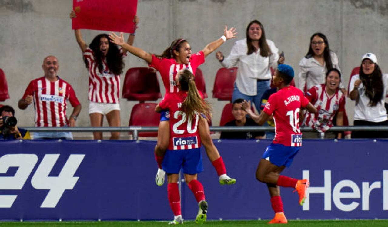 Leicy Santos protagonista de la victoria del Atlético Madrid Femenino