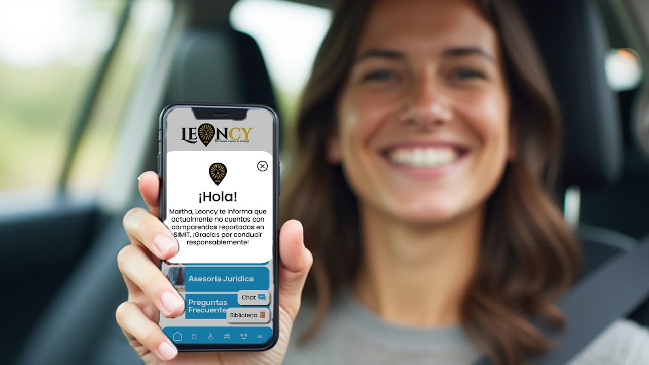 Uno de los desarrollos más representativos de esta transformación es Leoncy App, una plataforma digital diseñada para centralizar los principales trámites que deben cumplir los conductores.