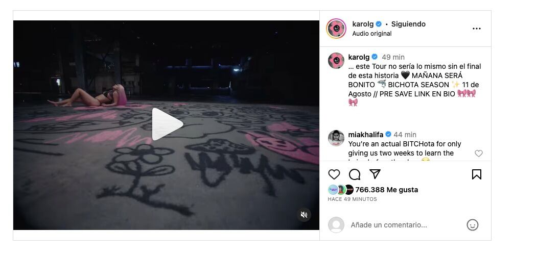 La cantante anunció su nueva proyecto.