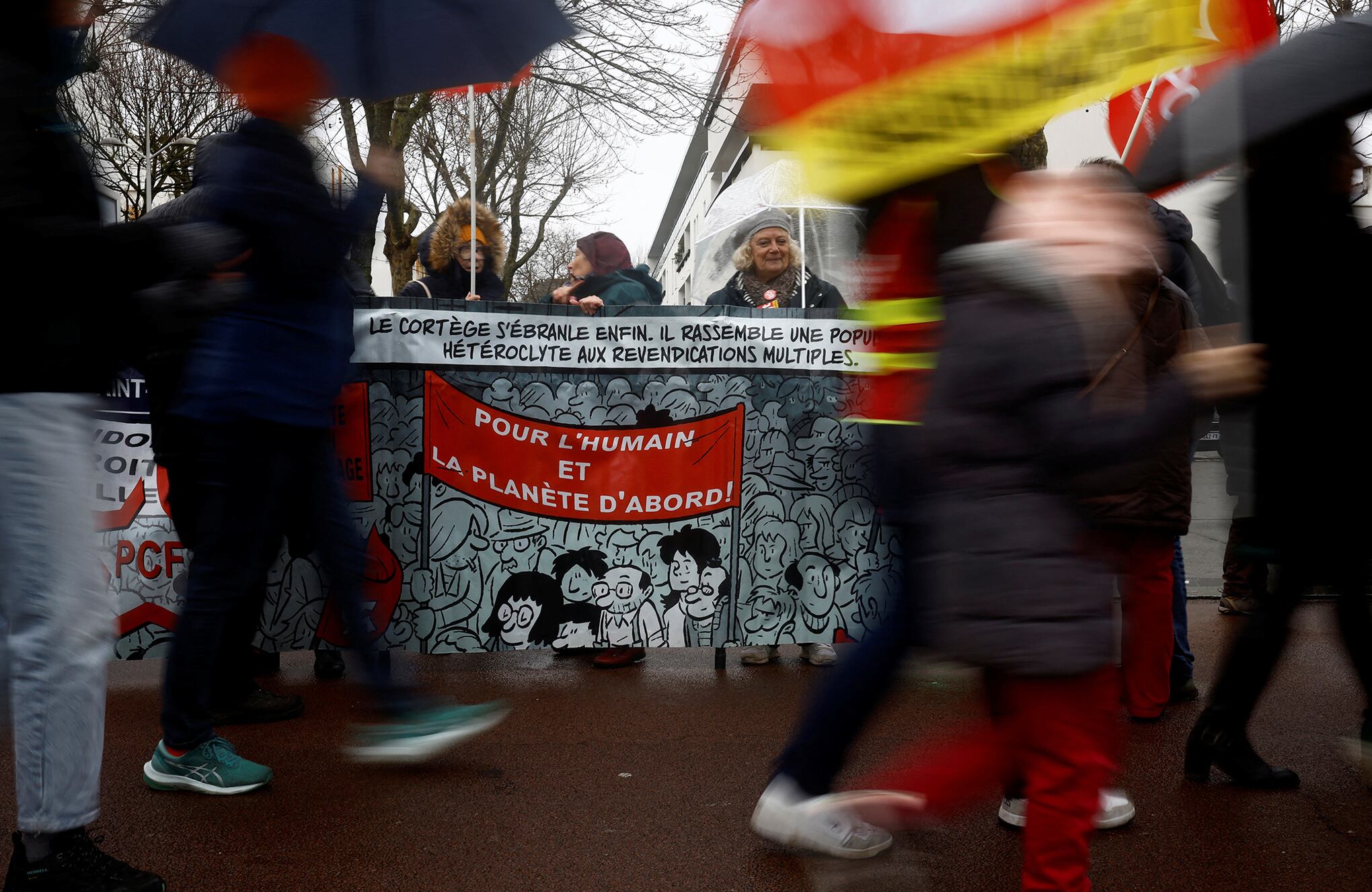 Más de un millón se manifiestan contra la reforma de las pensiones en Francia