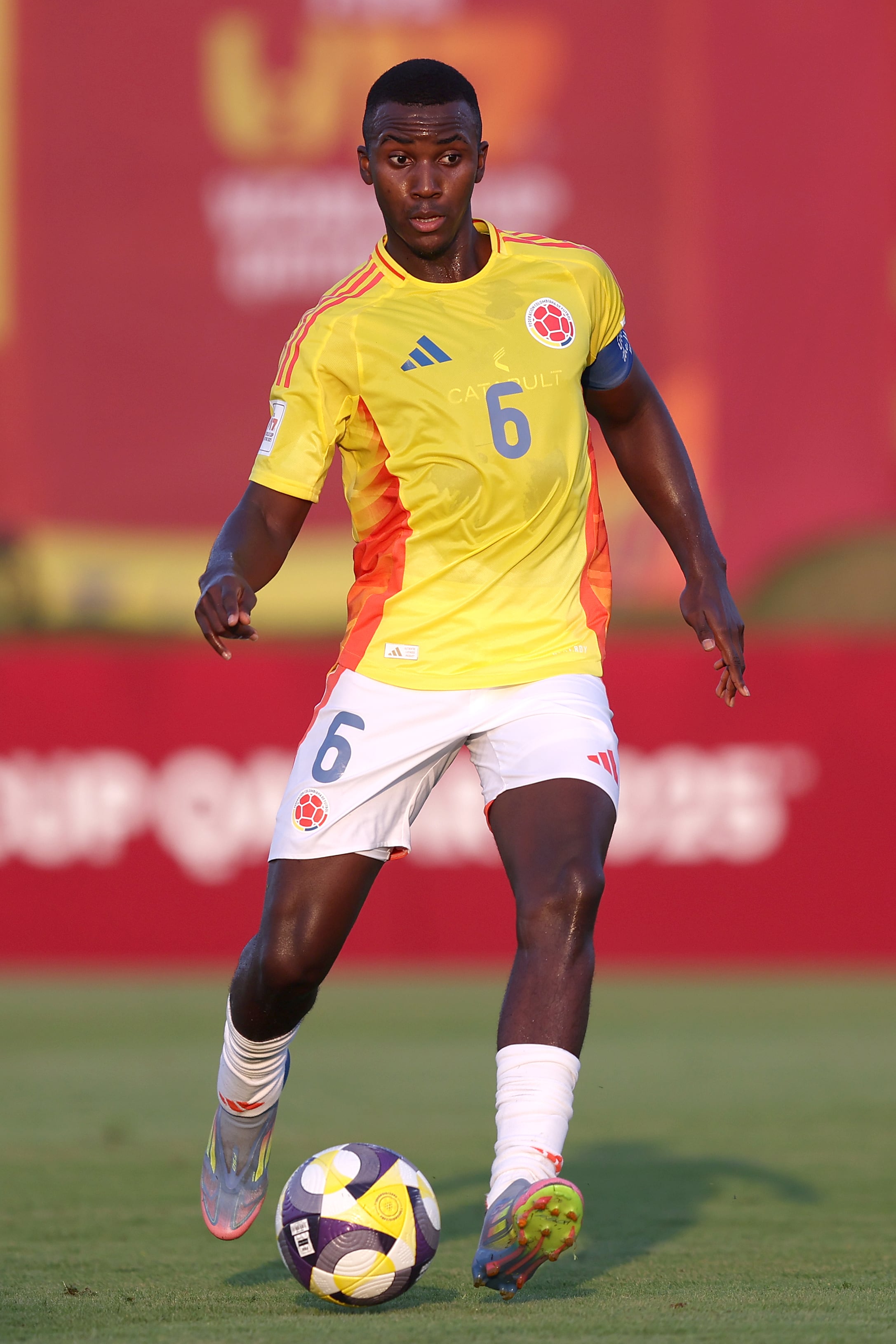 Cristian Orozco durante el Mundial Sub 17 contra El Salvador.