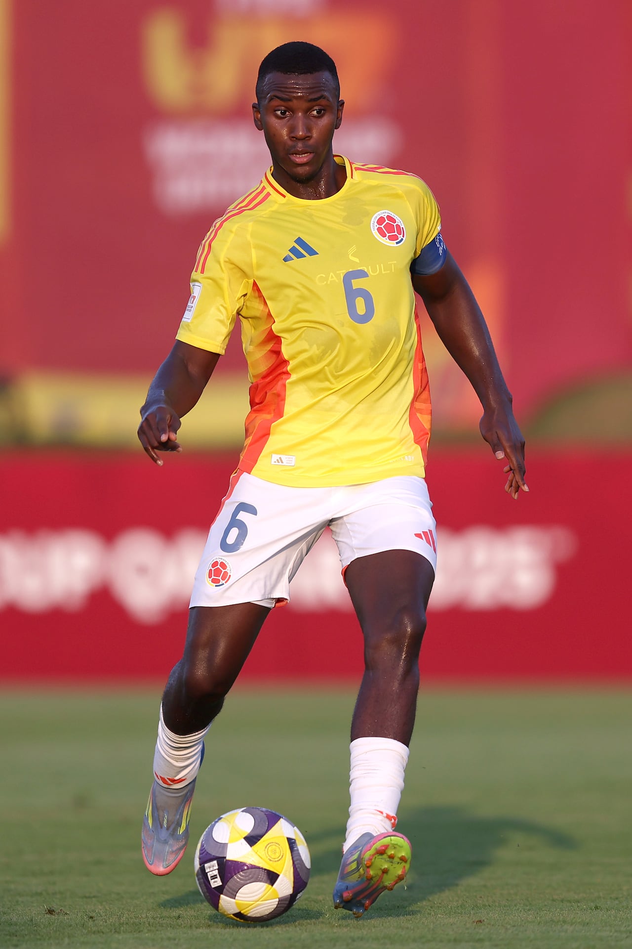 Cristian Orozco durante el Mundial Sub 17 contra El Salvador.