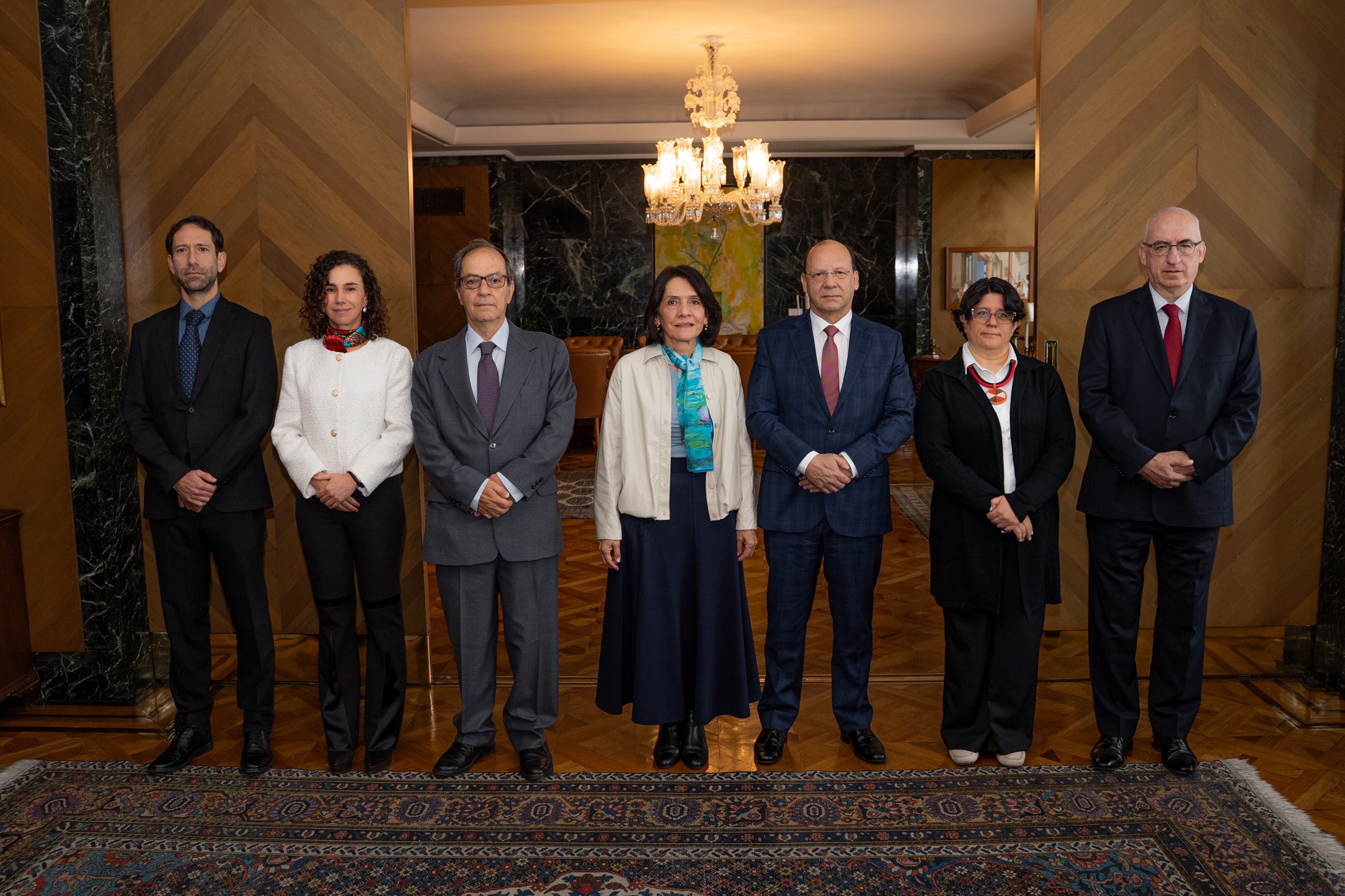 Junta Directiva Banco de la República - marzo 2025
Mauricio Villamizar, Bibiana Taboada, César Augusto Giraldo, Olga Lucía Acosta, Germán Ávila Plazas, Laura Moisá y Leonardo Villar.