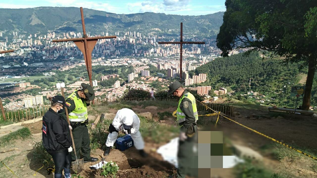 Gatos muertos encontrados en fosa de Medellín