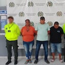 Presuntos capturados por venta de estupefaciente.