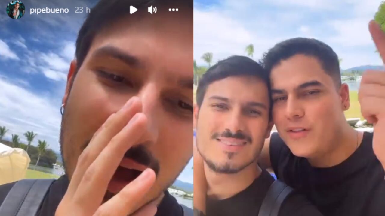 Pipe Bueno cantó un fragmento de 'Marbella', la nueva canción de su hermano menor, Miguel Bueno.