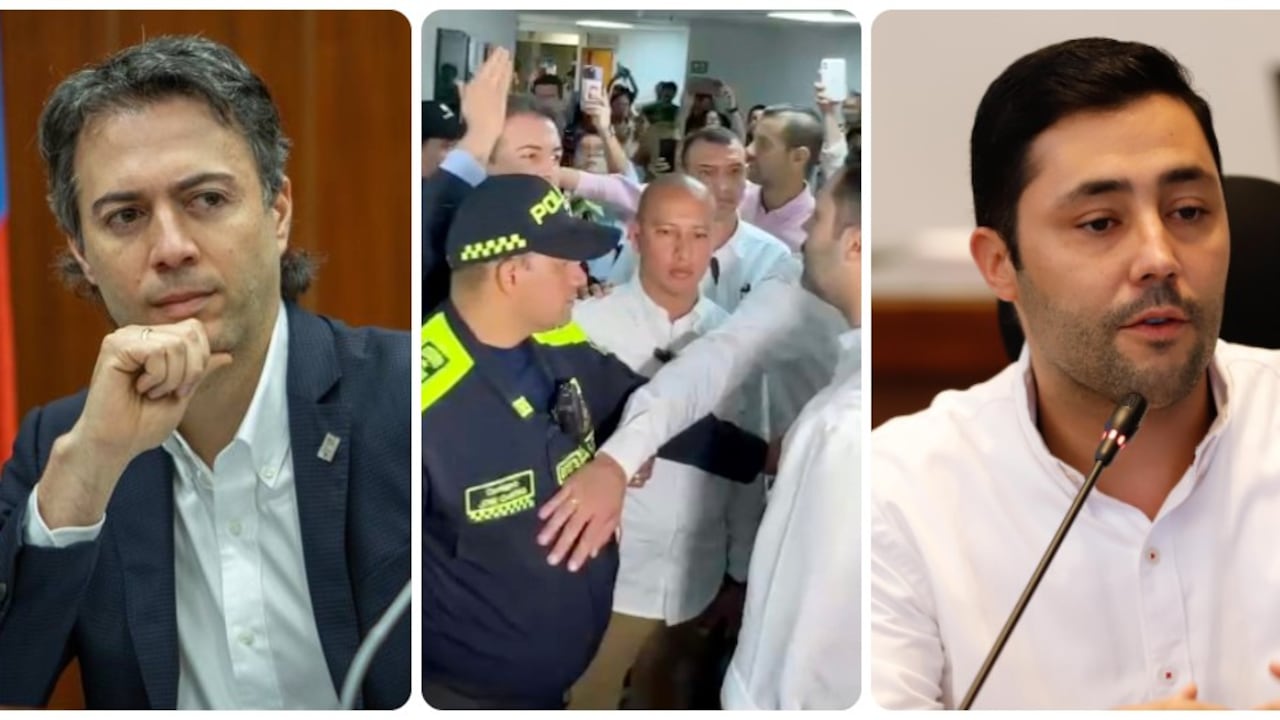 Daniel Quintero y el enfrentamiento que sostuvo con el concejal Sebastián López.