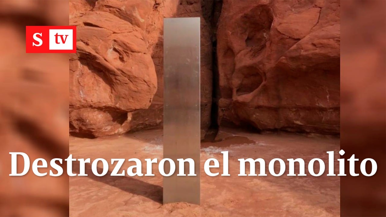 Destrozaron el monolito