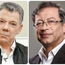 Juan Manuel Santos, Gustavo Petro e Iván Duque.