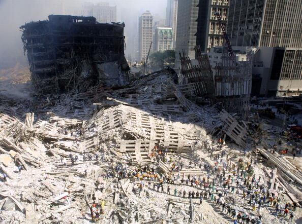 La devastación que dejó el colapso de las Torres Gemelas.