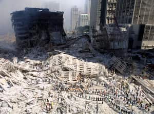 La devastación que dejó el colapso de las Torres Gemelas.