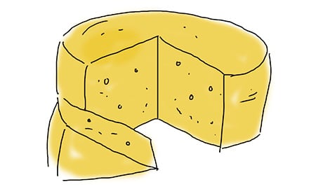 La espinaca y el queso no deben ser mezclados