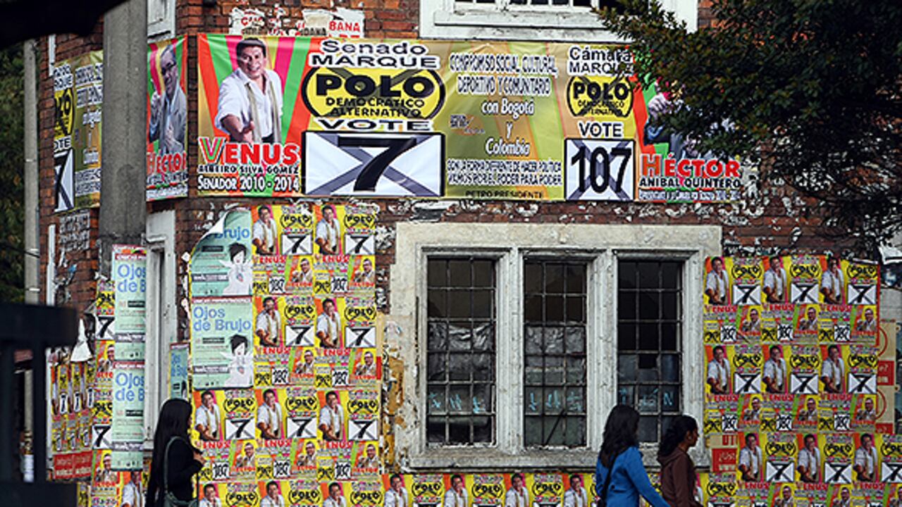Las elecciones legislativas fueron una de las causas de la gran contaminación visual en el 2014.