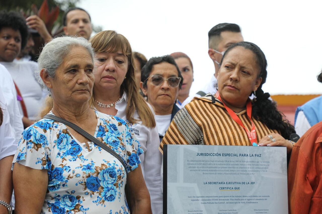 JEP certifica obra “reparadora” construida por excombatientes de las Farc en Viotá, Cundinamarca
