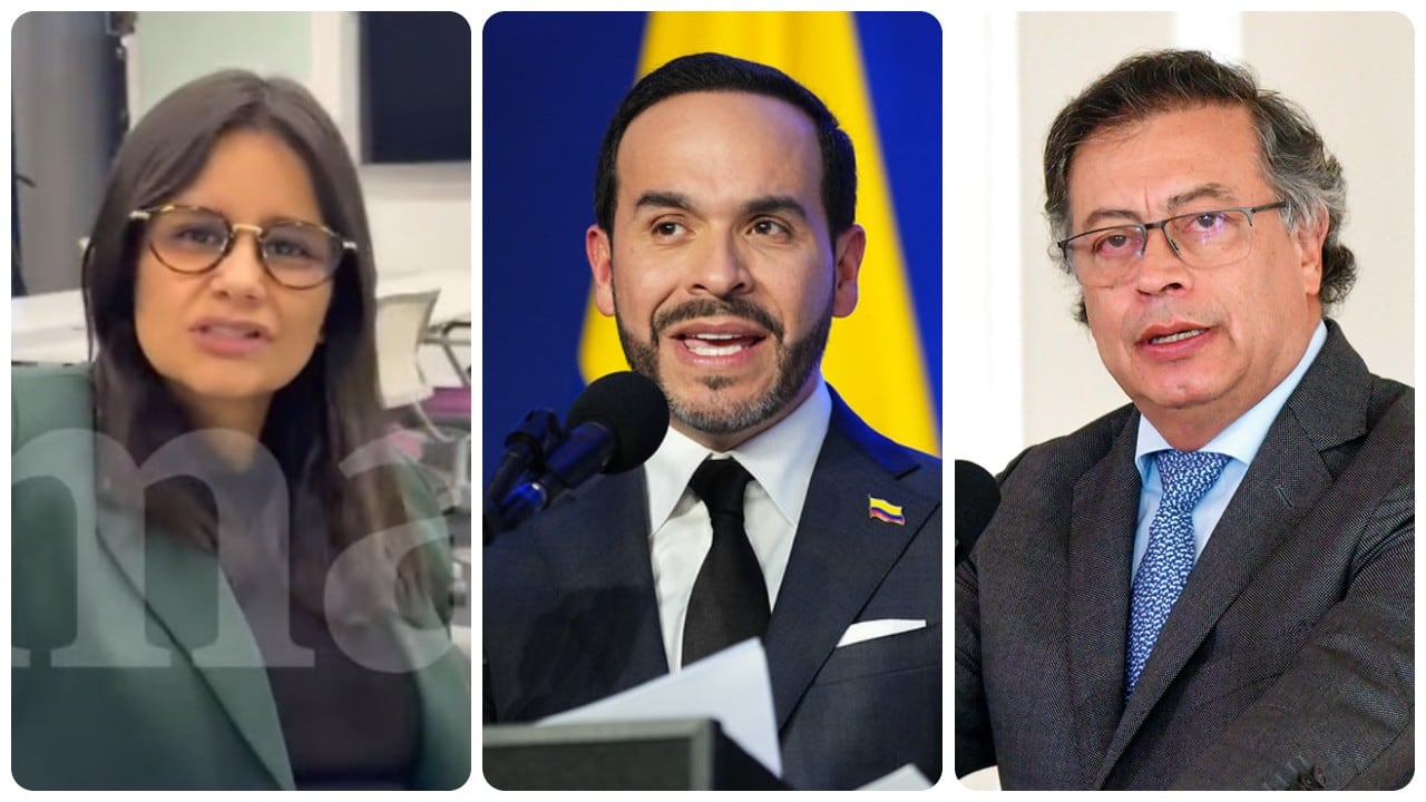 Angie Rodríguez, Abelardo De La Espriella y Gustavo Petro.