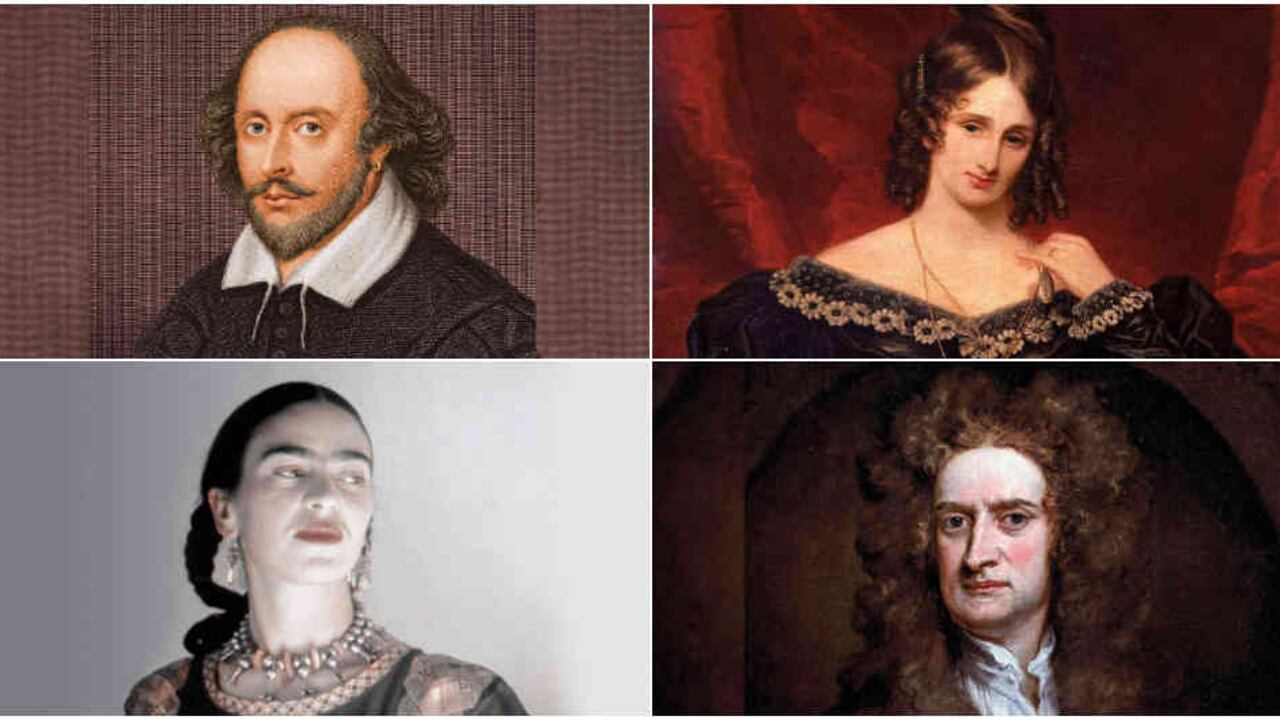 William Shakespeare, Mary Shelley, Frida Khalo e Isaac Newton entre los genios que aprovecharon la cuarentena,