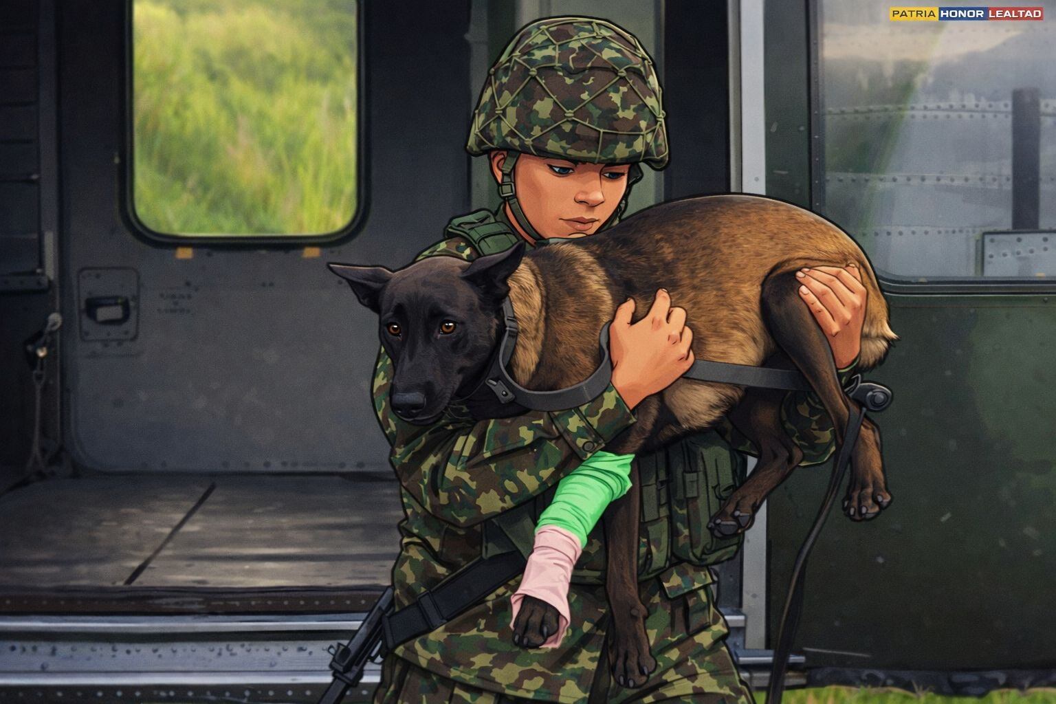 La Inteligencia Artificial convirtió rescate de Candy en un dibujo animado.