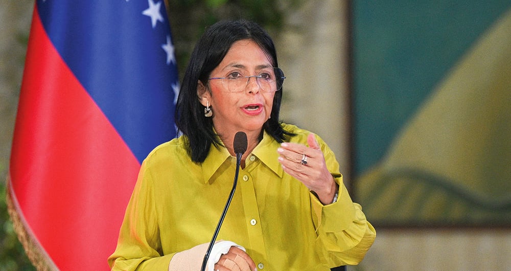 Delcy rodríguezVicepresidenta de Venezuela