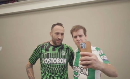 David Ospina, arquero de Colombia entrena en Nacional