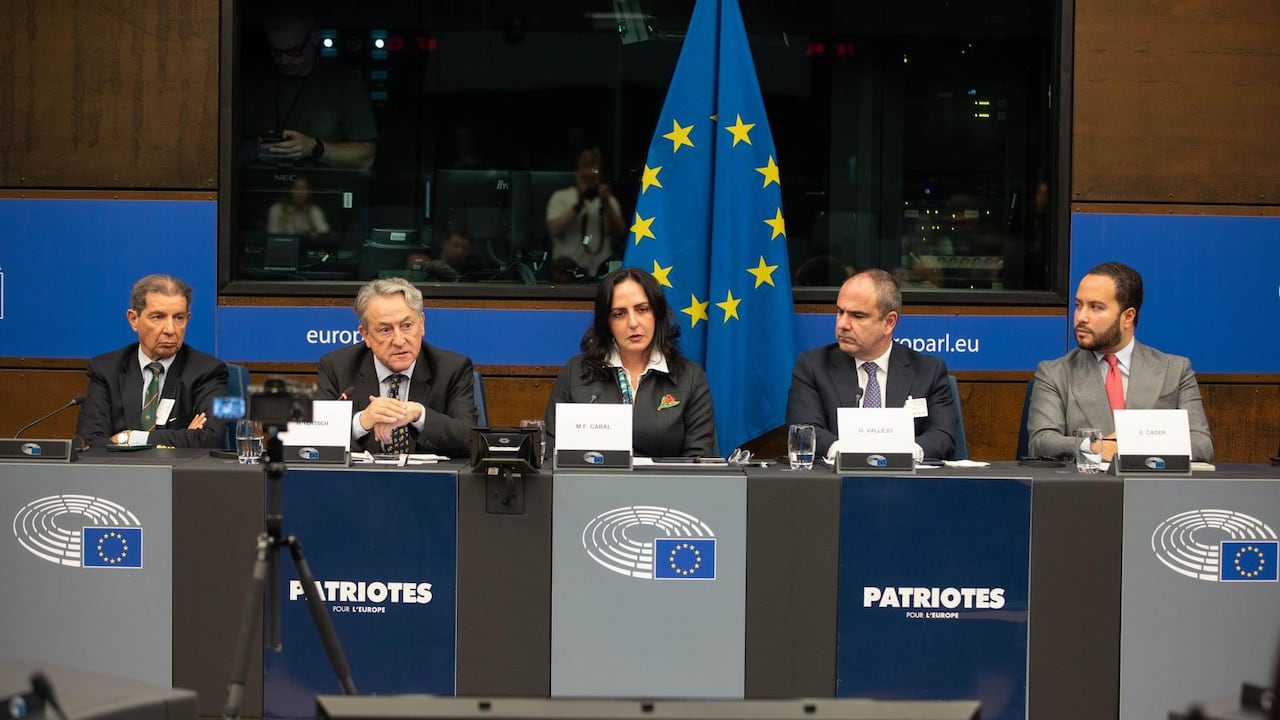 María Fernanda Cabal estuvo en el Parlamento Europeo.