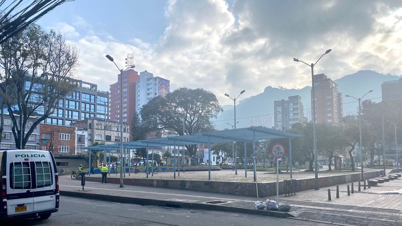 Parque de los Hippies en Bogotá fue acordonado por una maleta abandonada.