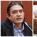 El senaador Gustavo Bolívar y Gilberto Tobón Sanín.