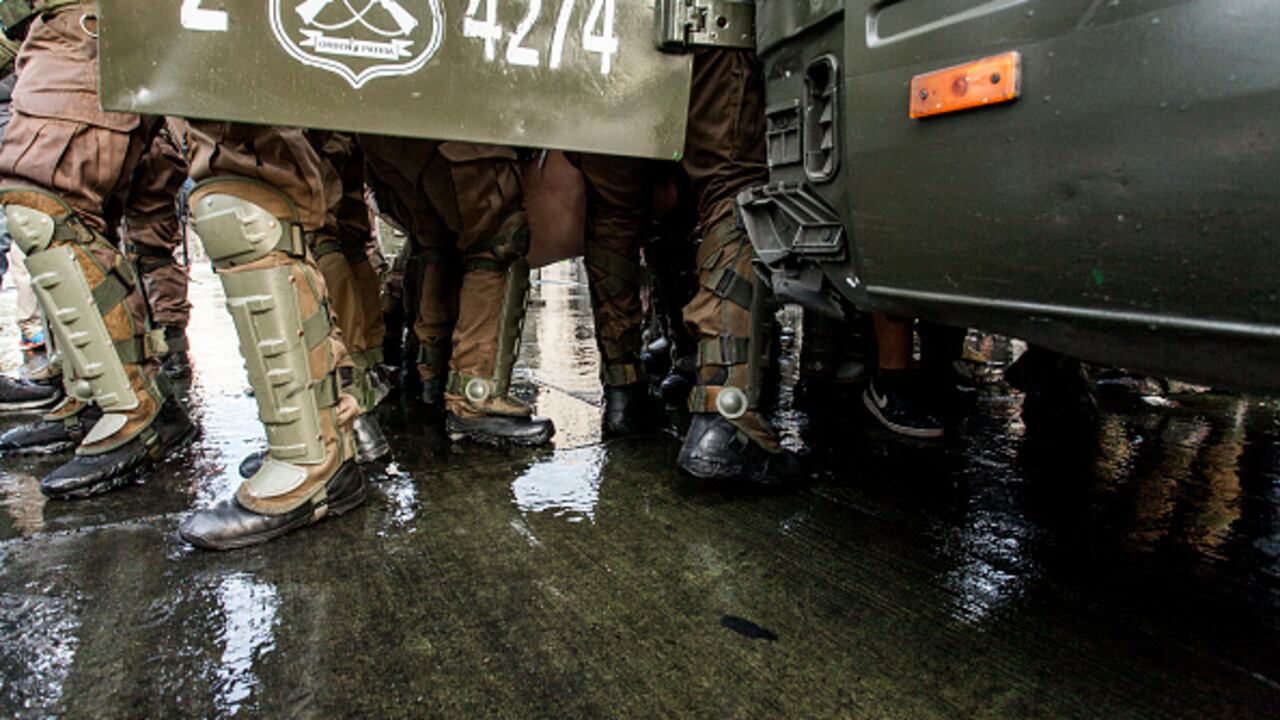 Con la alerta roja se anunció el despliegue de un 50 % del contingente de seguridad a la zona. (Photo by Fernando Lavoz/NurPhoto via Getty Images)